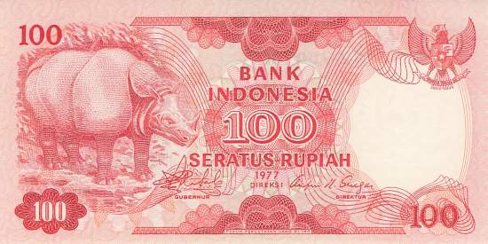 Indonesien 100 Rupiah 1977 p116